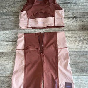 Lululemon Biker Short + Sports Bra Set